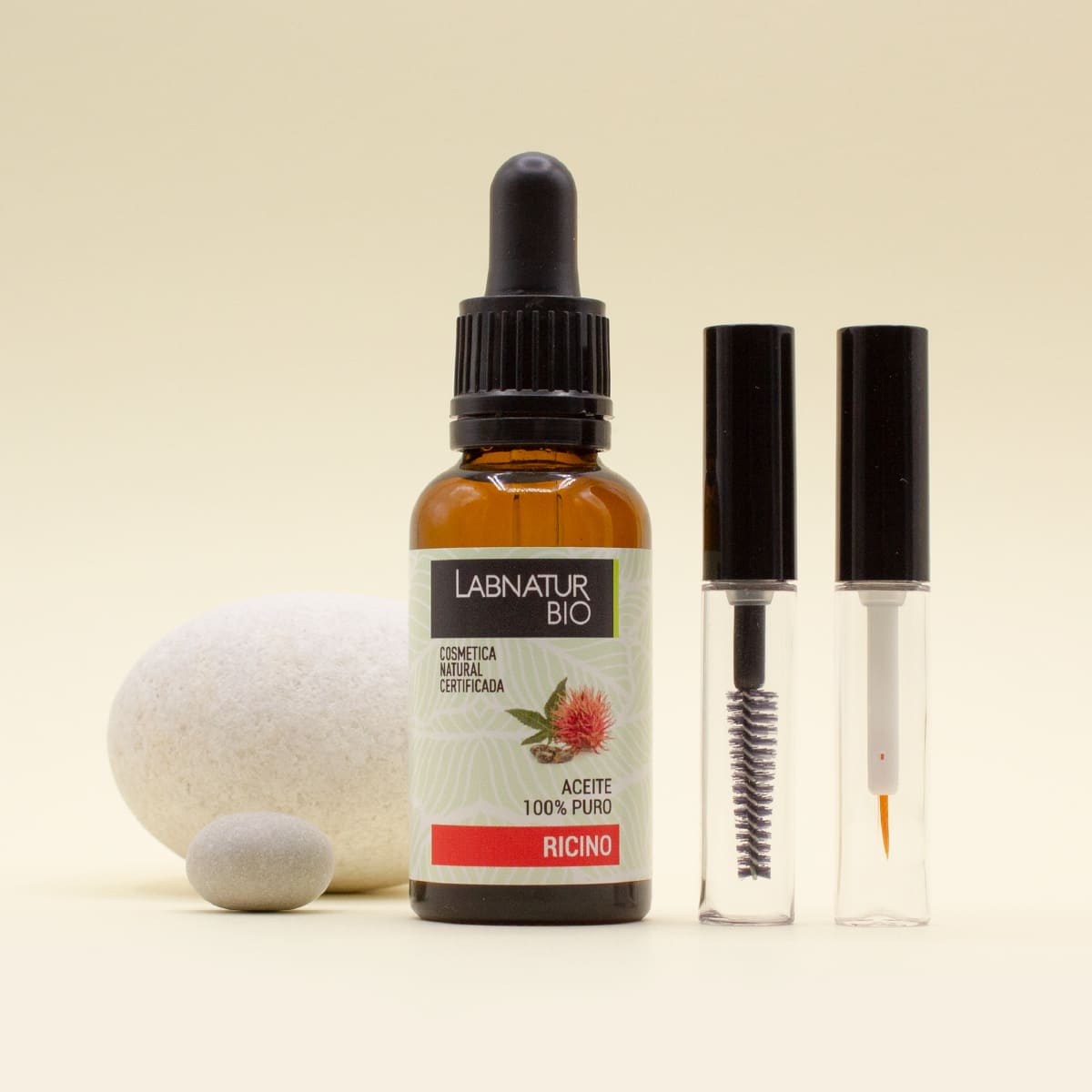 KIT MASCARA CON OLIO DI RICINO 30 ml BIO
