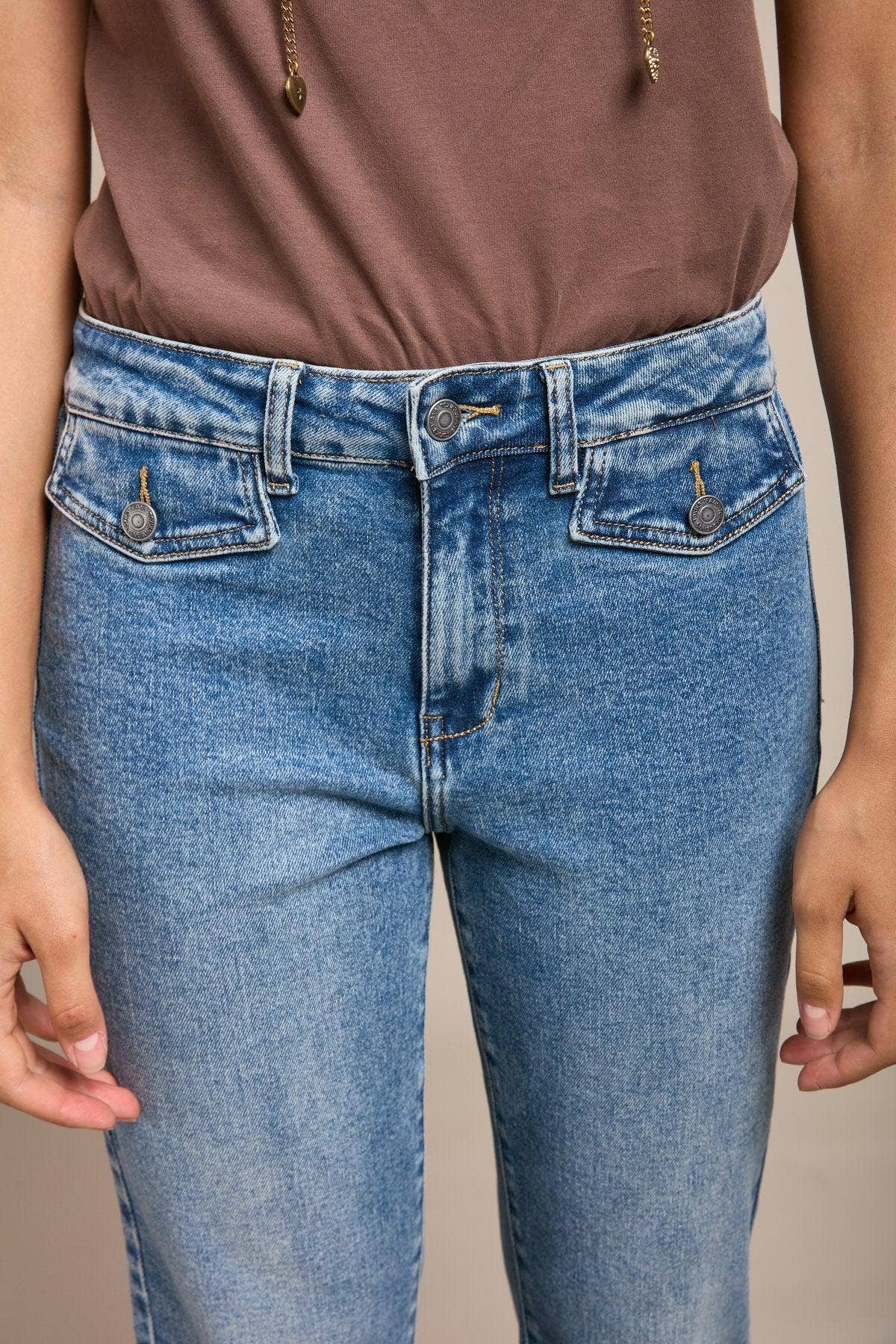 JEANS A ZAMPA D'ELEFANTE