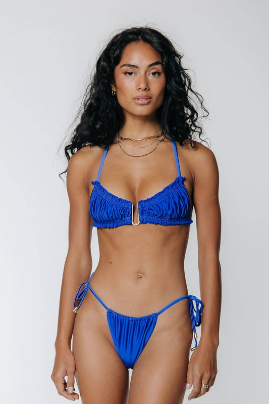 🫐 TOP BIKINI BLU ELETTRICO