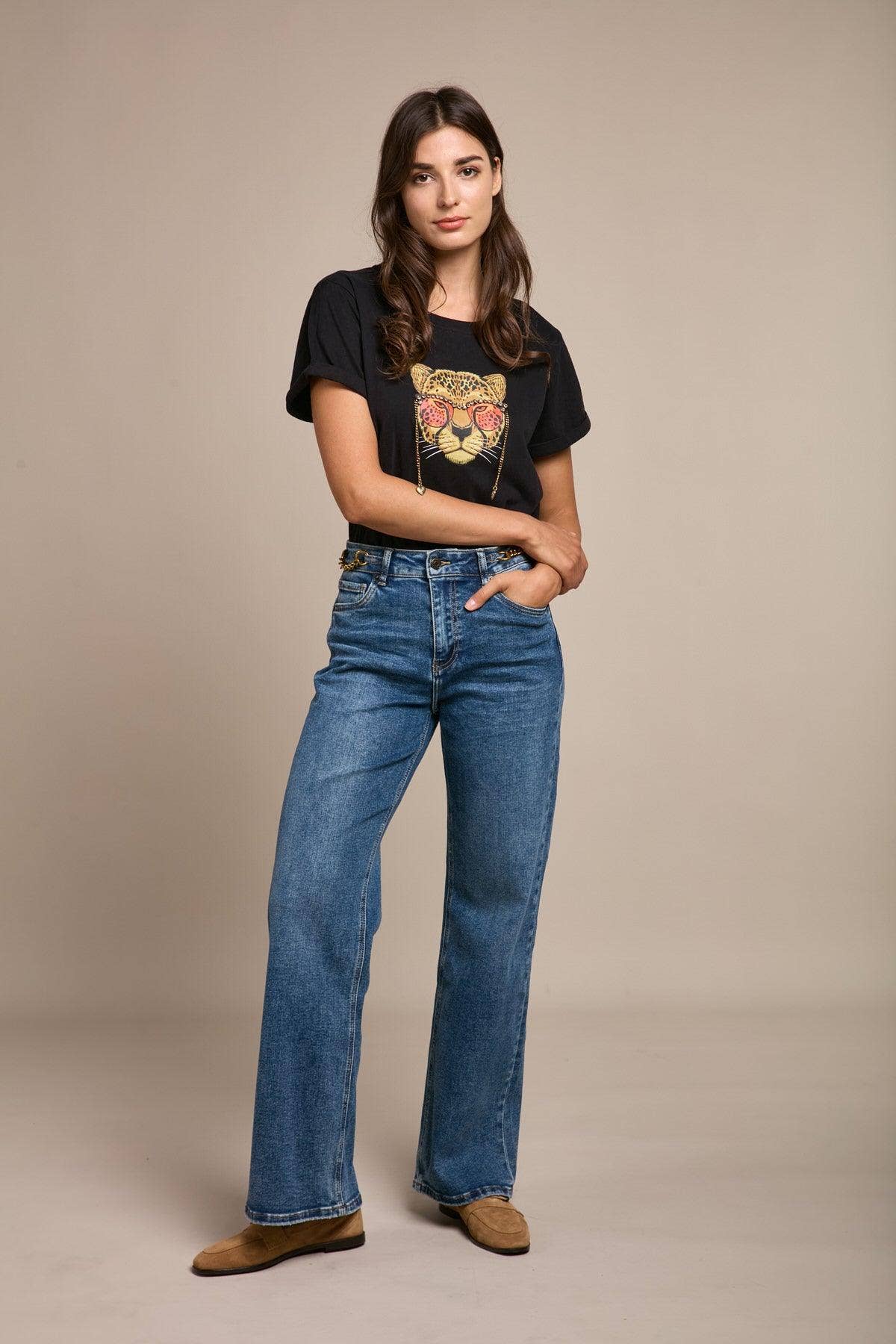 DENIM CON CATENE LATERALI