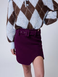 Tabitha Skirt Purple Wine
