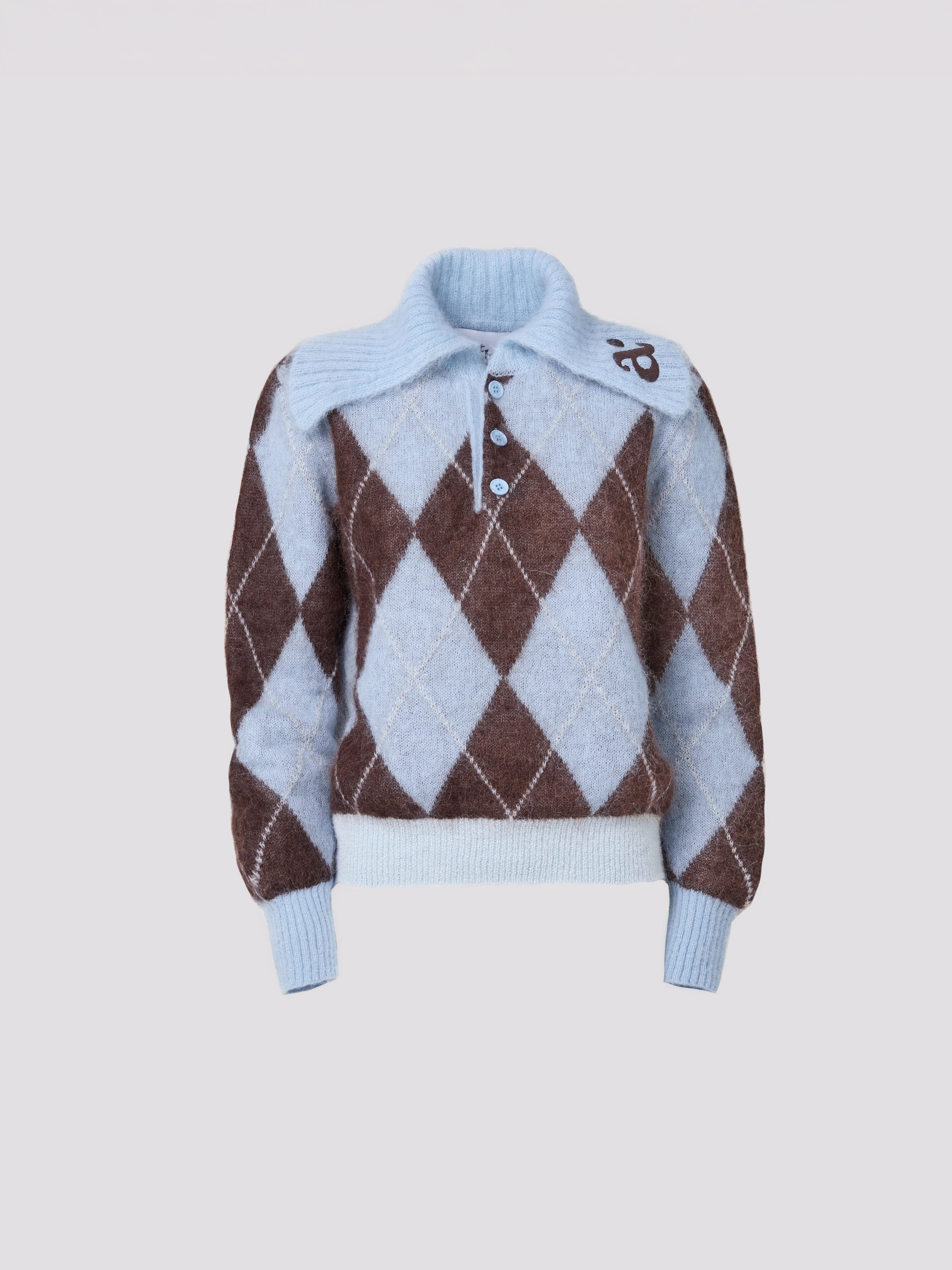 Zoe Sweater Blue Coffee