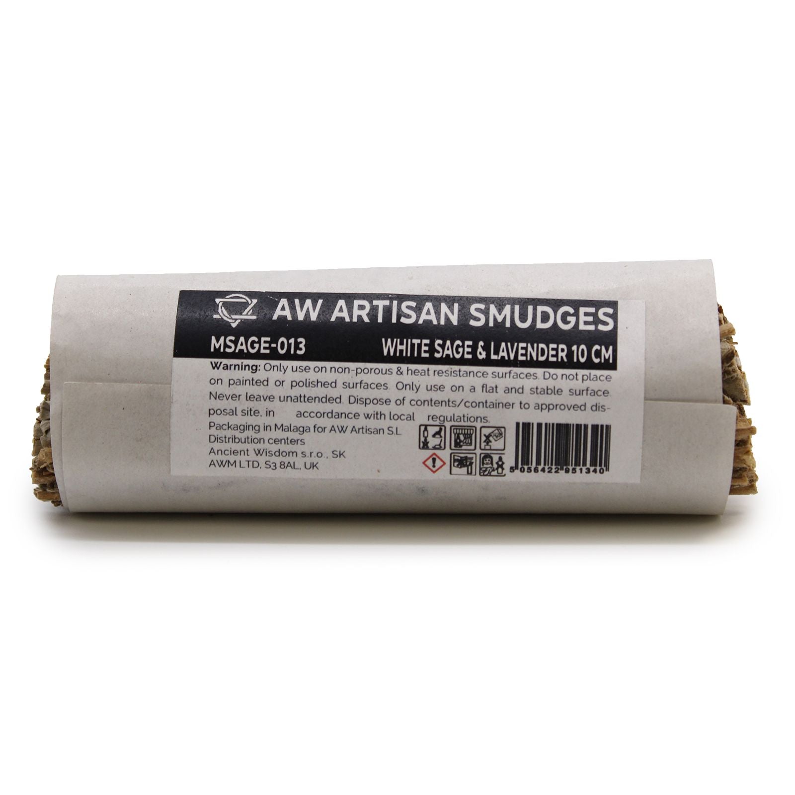 Smudge Stick White Sage - Salvia Bianca & Lavanda 10 cm