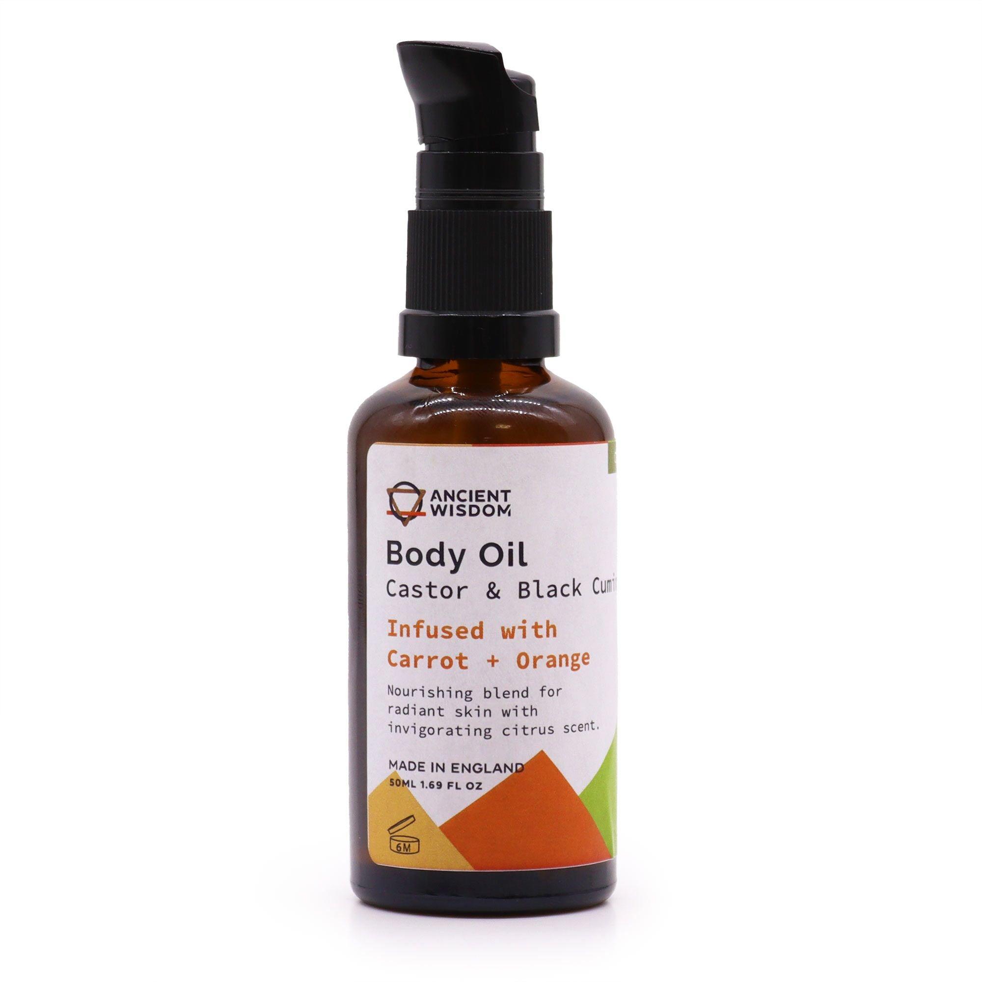 Organic Body Oil 50ml - Carota & Arancia