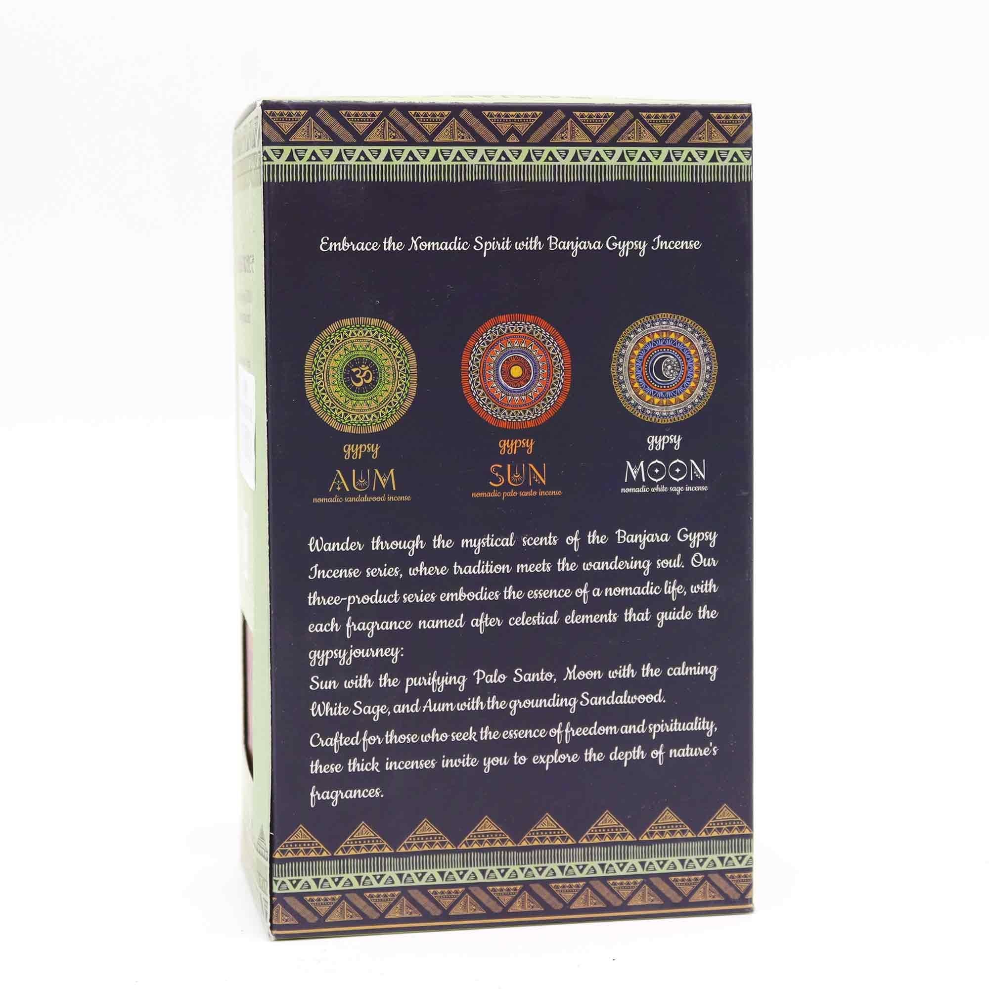 Gypsy Nomadic Incense - Sun