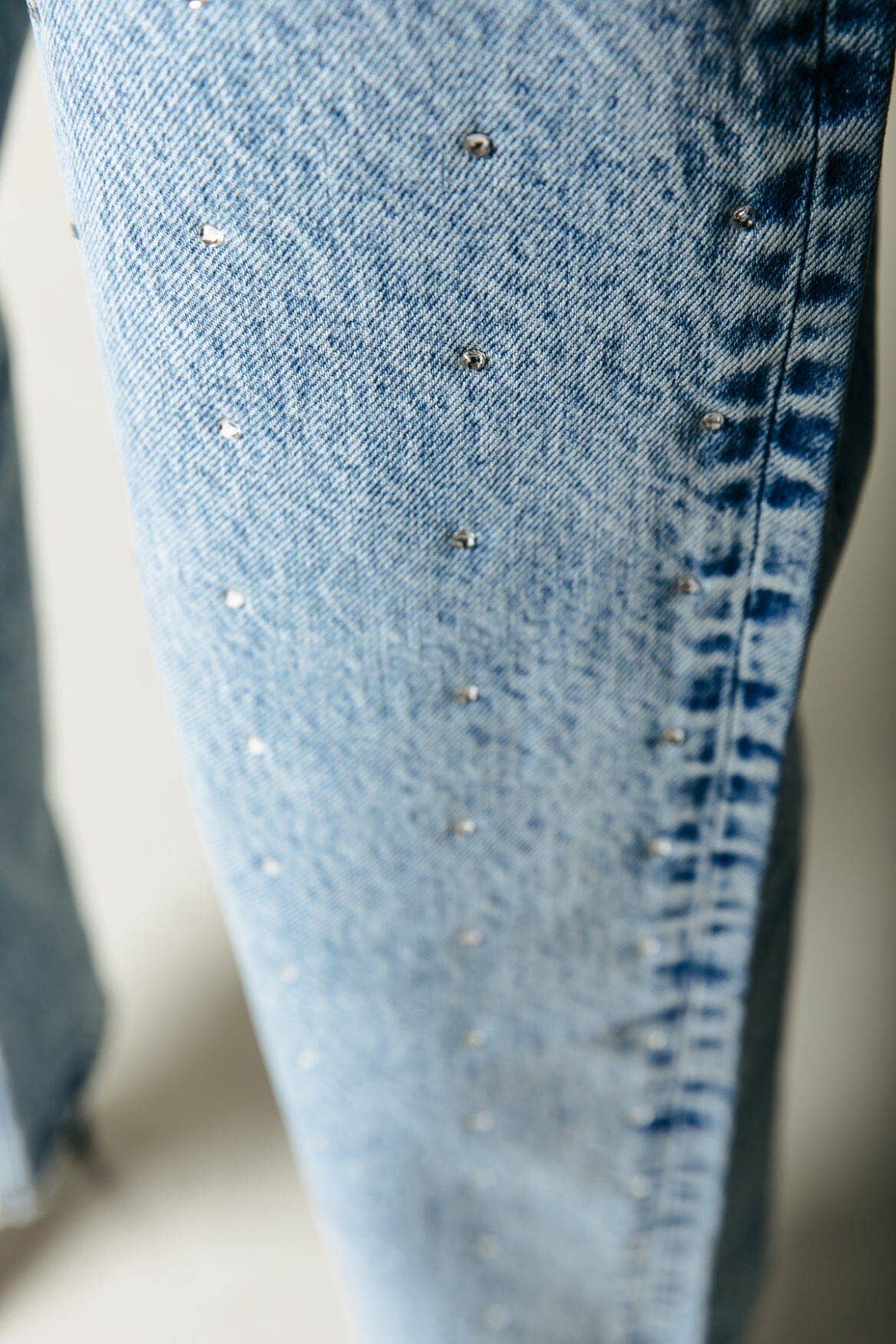 DENIM CR CON STRASS
