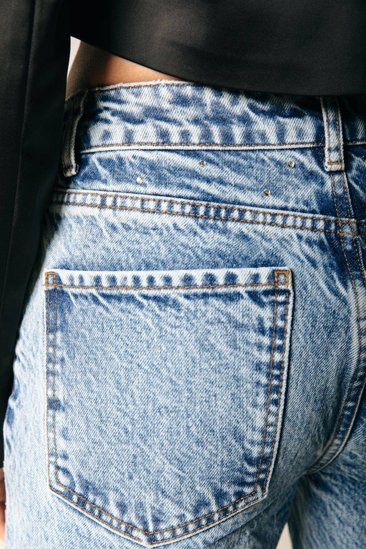 DENIM CR CON STRASS