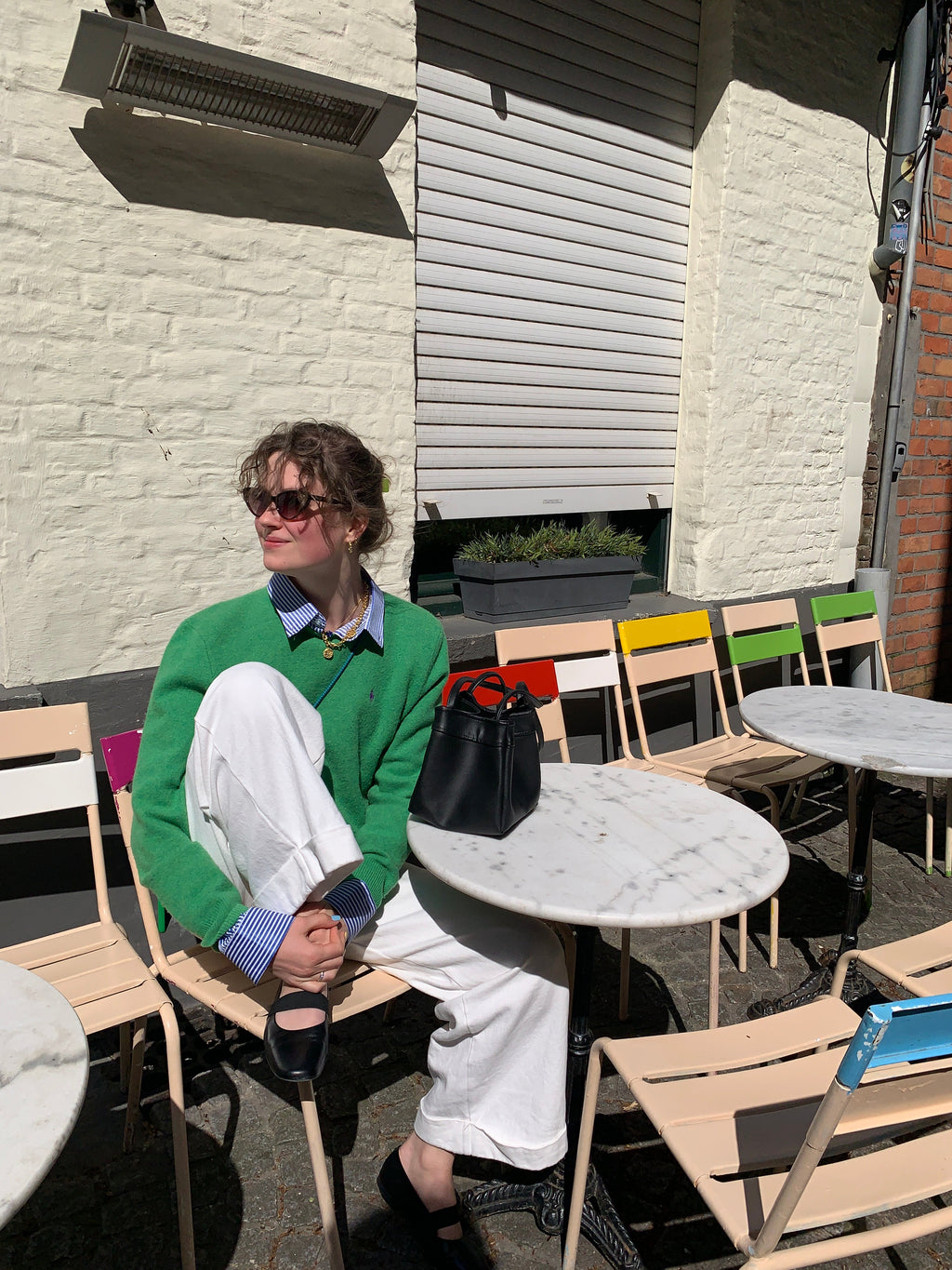 Cube - Cacti Vegan Leather Midi Bag Black